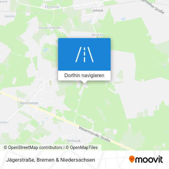 Jägerstraße Karte