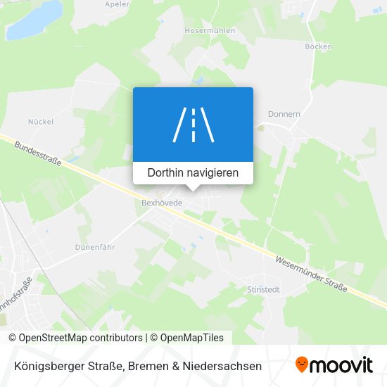 Königsberger Straße Karte