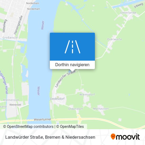 Landwürder Straße Karte