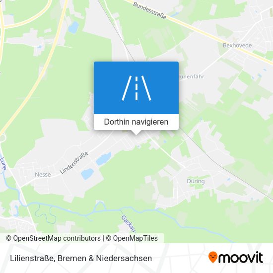 Lilienstraße Karte