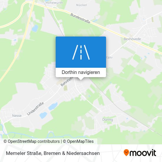 Memeler Straße Karte