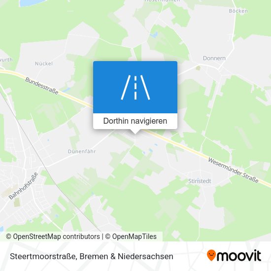 Steertmoorstraße Karte