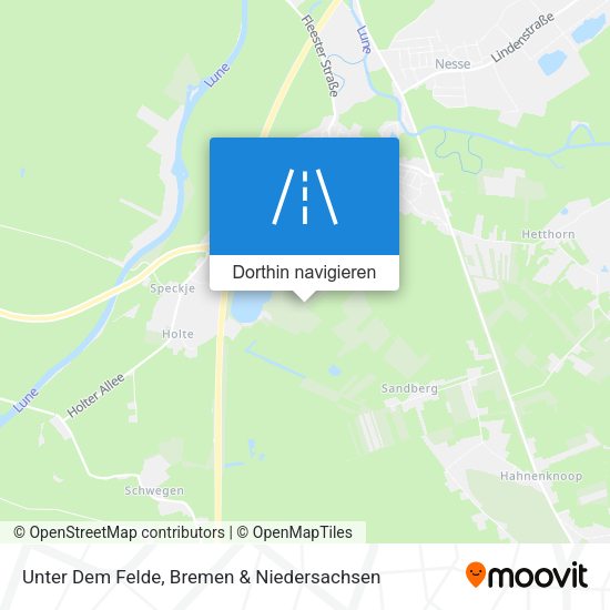 Unter Dem Felde Karte