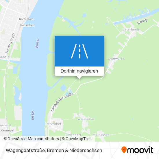 Wagengaatstraße Karte