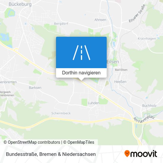 Bundesstraße Karte