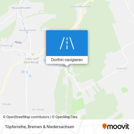 Töpferreihe Karte