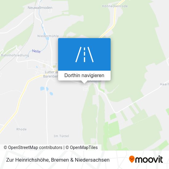 Zur Heinrichshöhe Karte