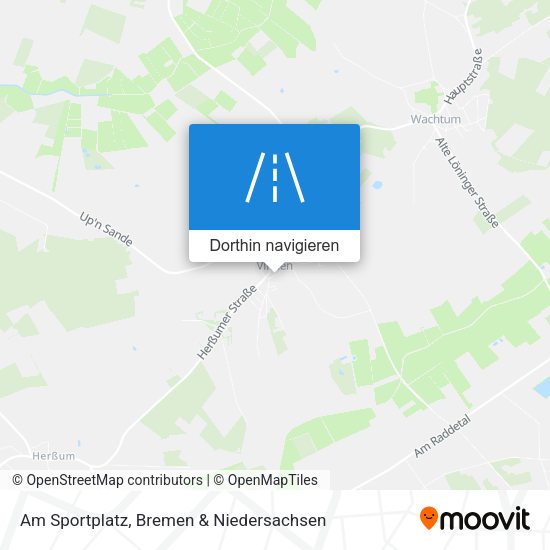 Am Sportplatz Karte