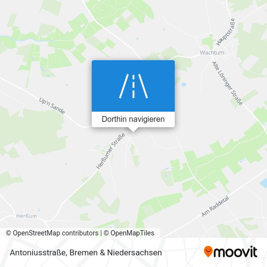 Antoniusstraße Karte