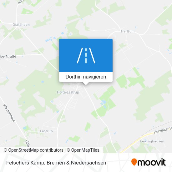 Felschers Kamp Karte