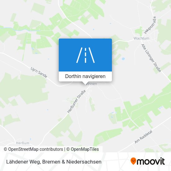 Lähdener Weg Karte