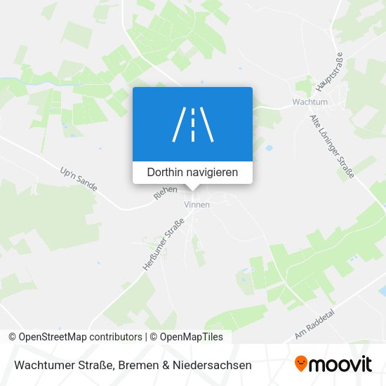 Wachtumer Straße Karte