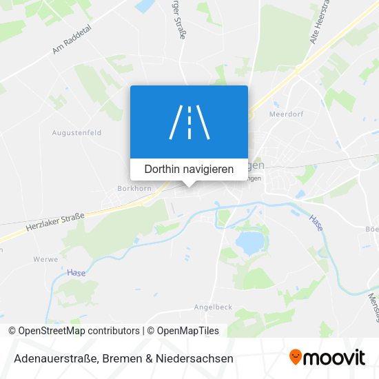 Adenauerstraße Karte