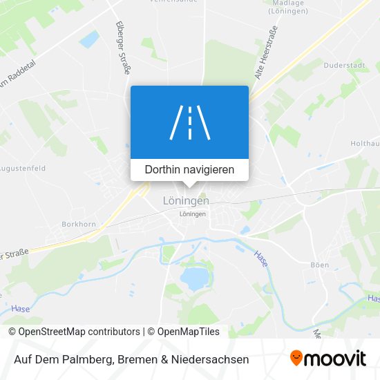 Auf Dem Palmberg Karte