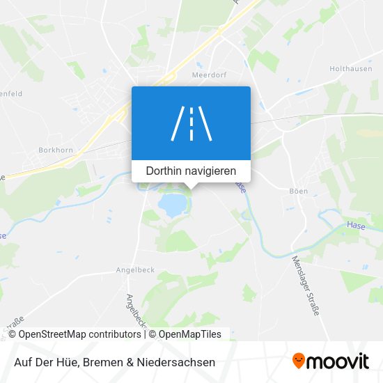 Auf Der Hüe Karte
