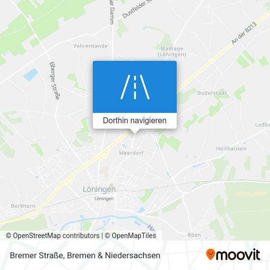 Bremer Straße Karte