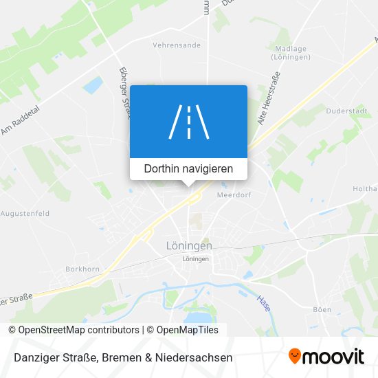 Danziger Straße Karte