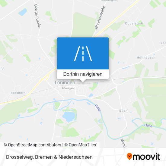 Drosselweg Karte