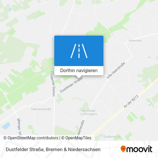 Dustfelder Straße Karte