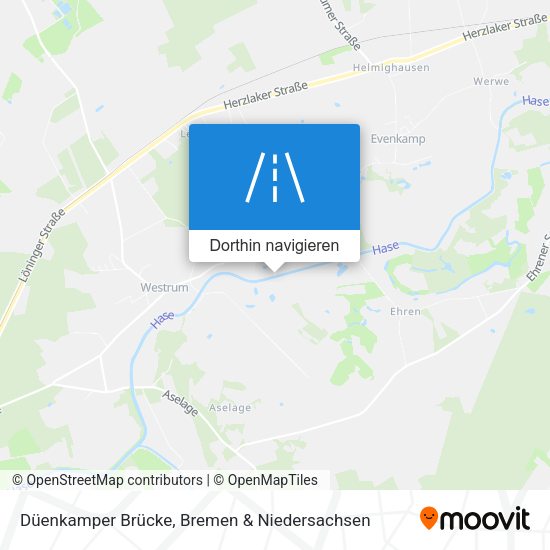 Düenkamper Brücke Karte