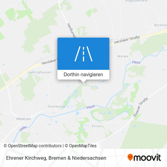 Ehrener Kirchweg Karte