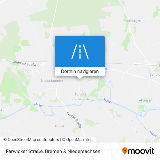 Farwicker Straße Karte