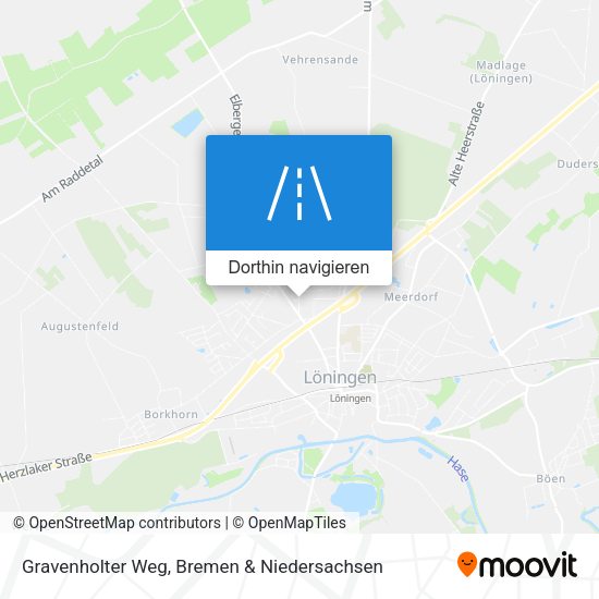Gravenholter Weg Karte