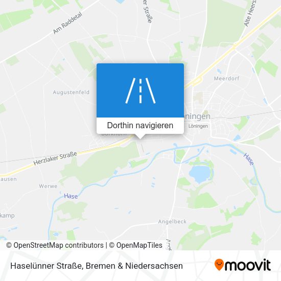 Haselünner Straße Karte