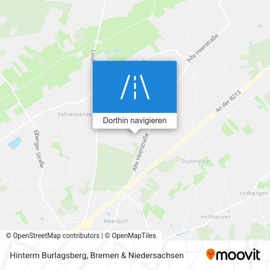 Hinterm Burlagsberg Karte