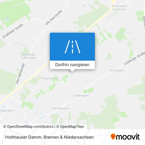 Holthauser Damm Karte
