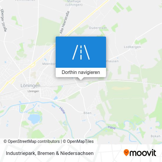 Industriepark Karte