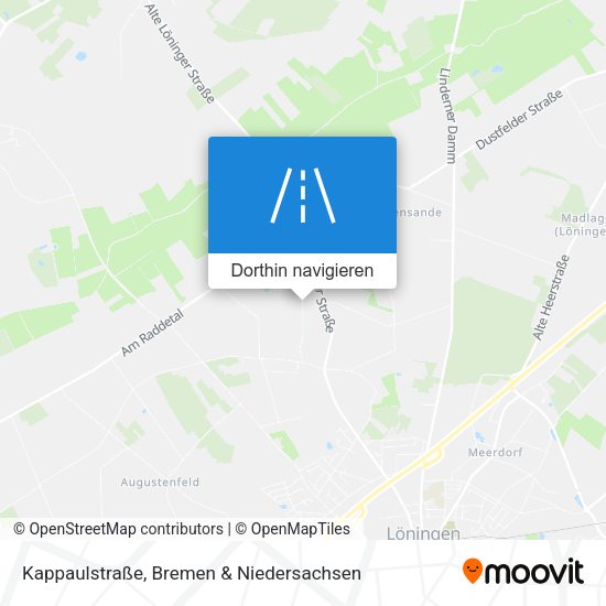 Kappaulstraße Karte