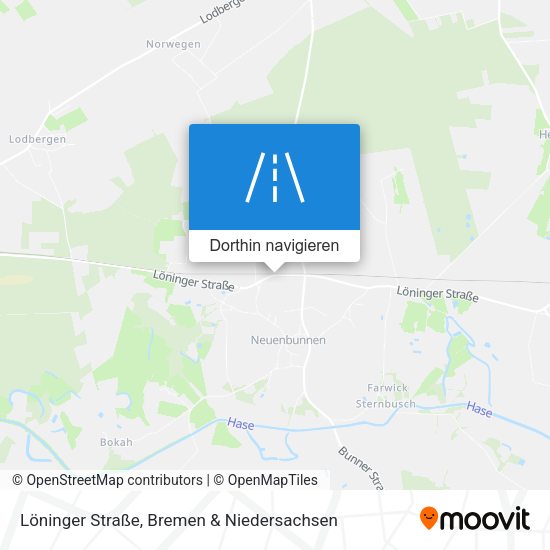 Löninger Straße Karte