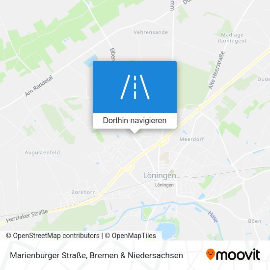 Marienburger Straße Karte
