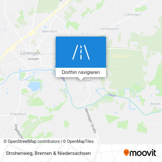 Strohenweg Karte