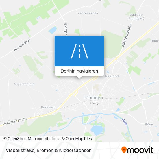 Visbekstraße Karte