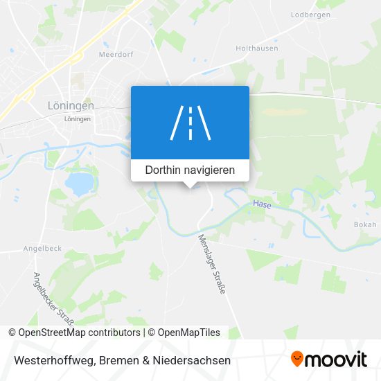 Westerhoffweg Karte