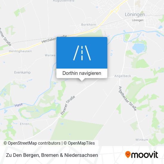Zu Den Bergen Karte