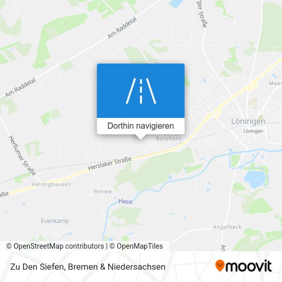 Zu Den Siefen Karte