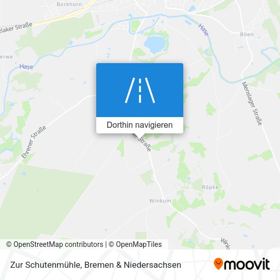 Zur Schutenmühle Karte