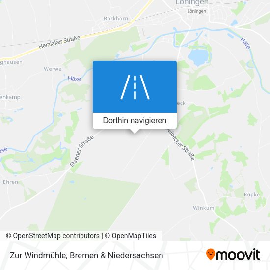 Zur Windmühle Karte