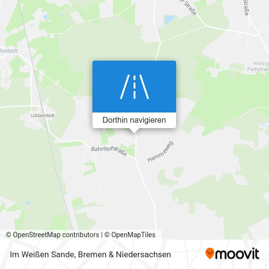 Im Weißen Sande Karte