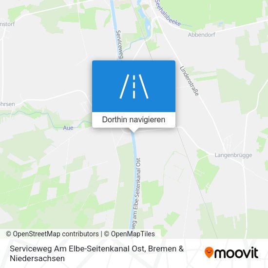 Serviceweg Am Elbe-Seitenkanal Ost Karte