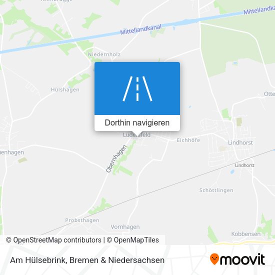 Am Hülsebrink Karte