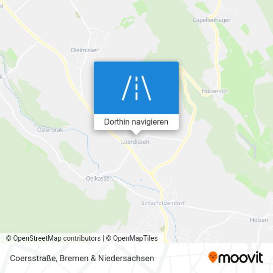 Coersstraße Karte