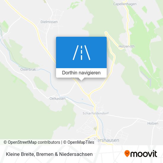 Kleine Breite Karte