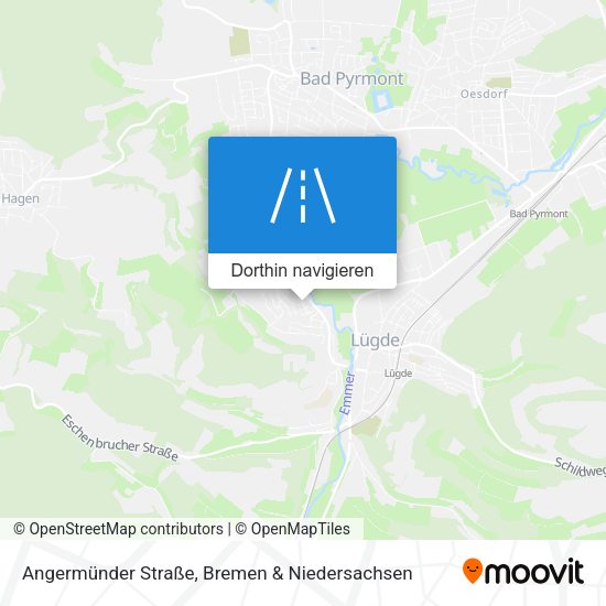 Angermünder Straße Karte