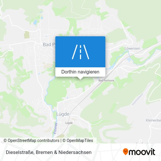 Dieselstraße Karte