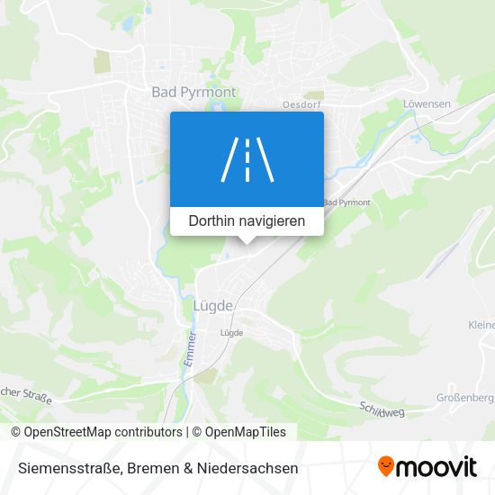 Siemensstraße Karte
