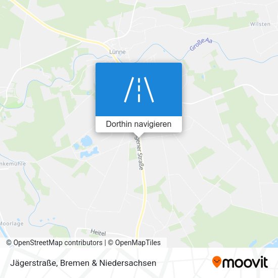 Jägerstraße Karte